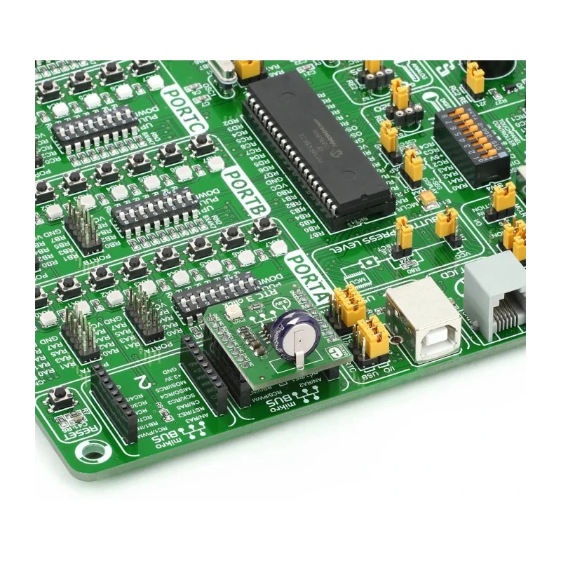 MikroElektronika RTC3 Real Time Clock MikroBus Click Board for BQ32000 Target Board Microcontroller MIKROE-1839