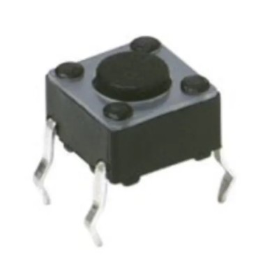 C & K IP40 Grey Tactile Switch Button, Momentary SPST, 50mA 12 V dc, Through Hole Mount
