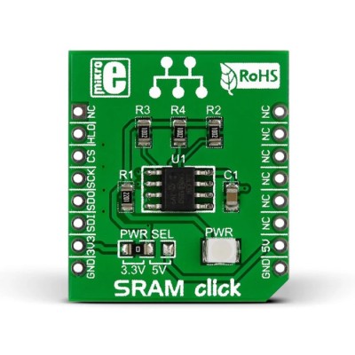 MikroElektronika SRAM Click 1MB SPI Memory Development Board for MikroBus MIKROE-1902