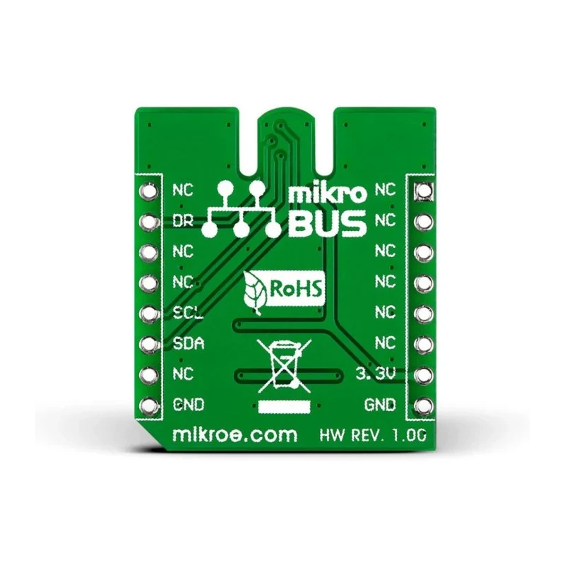 MikroElektronika Sensor Development Tool Temp&Hum Click Temperature and Humidity Sensor MikroBus Click Board MIKROE-1971
