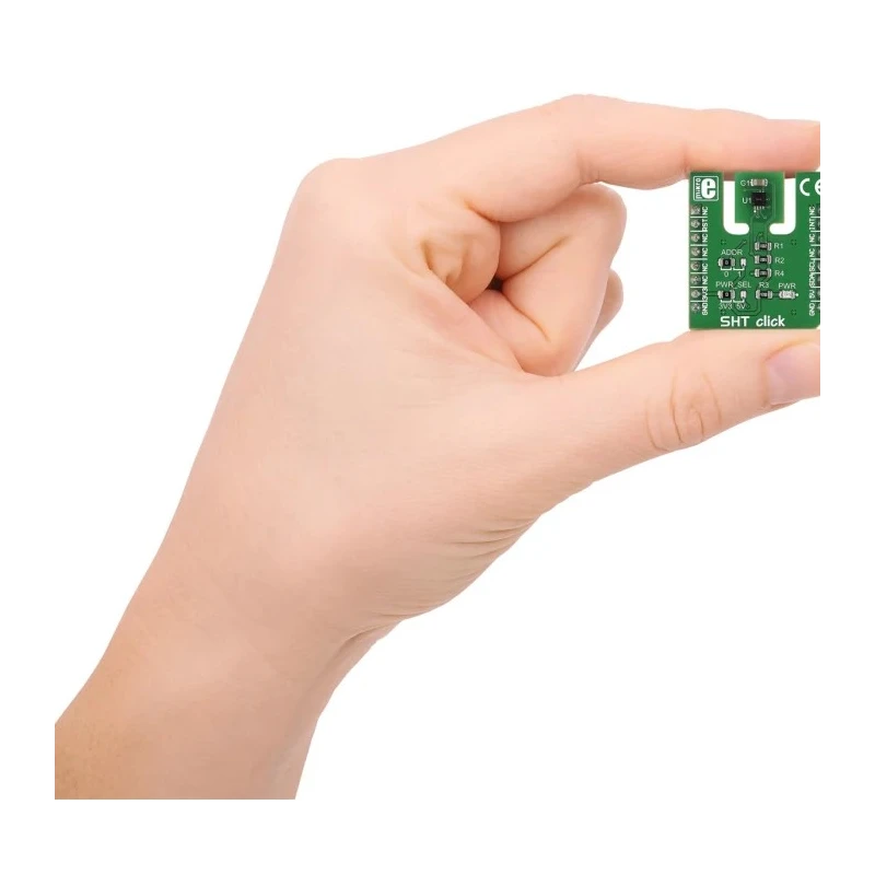 MikroElektronika SHT Click Temperature & Humidity Sensor MikroBus Click Board for SHT3x-DIS MIKROE-2101