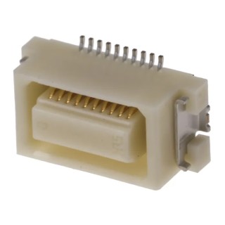 Hirose DF17 Series Straight Surface PCB Socket 50-Contact 2 Row 0.5 mm Pitch Solder DF17
