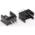 Hirose PCB Header 6 Contacts 2 mm Pitch 2 Row Shrouded Through Hole Connector DF11