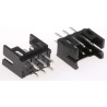 Hirose PCB Header 6 Contacts 2 mm Pitch 2 Row Shrouded Through Hole Connector DF11