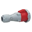 Legrand Industrial Power Connector Rated at 63A, 415V, IP67 Red Cable Mount P17 Tempra Pro 