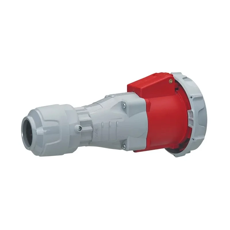 Legrand Industrial Power Connector Rated at 63A, 415V, IP67 Red Cable Mount P17 Tempra Pro 