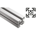 FlexLink Silver Aluminium Strut Profile 44 x 44 mm 11 mm Groove 2 m Length Series XC XCBM 2X44