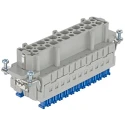 Harting Power Connector Insert, 16A Current Rating, Han ES Press Series Female, Panel Mount, 48 Contacts, 500V 09330242788
