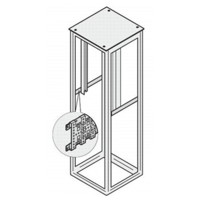 nVent SCHROFF Steel Depth Member for Use with 19 in Cabinet 2.2 m 23130-082