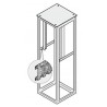 nVent SCHROFF Steel Depth Member for Use with 19 in Cabinet 2.2 m 23130-082