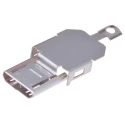 Hirose ZX40 Top Cover for use with ZX40 Plug, Stainless Steel Shield Accessory 