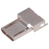 Hirose ZX20 Top Cover for use with ZX40 Plug Stainless Steel Mini USB Accessory ZX20-B-SLDC