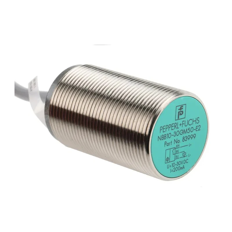 RS PRO Threaded Barrel Inductive Proximity Sensor M30 PNP 36V 200mA 100 mm NBB10-30GM50-E2