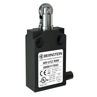 Bernstein AG I49 Series Roller Plunger Limit Switch DPST IP67 Plastic Housing 250V AC 10A 6089167052