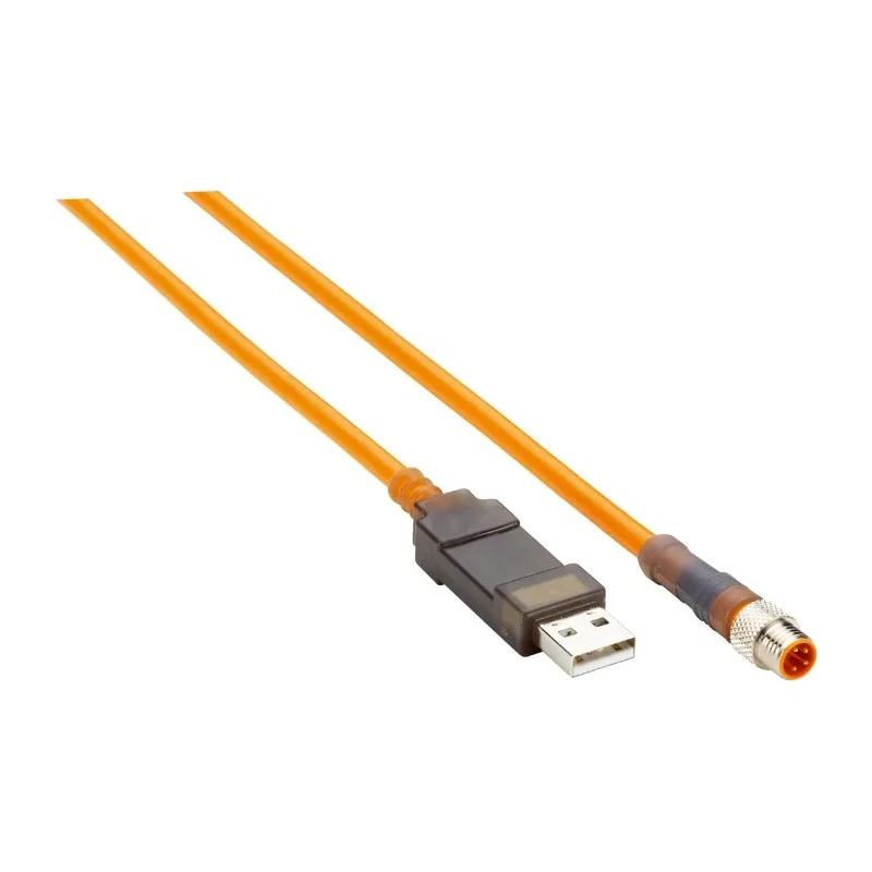 SICK Sensor Actuator Cable Male 4 way M8, Straight to Male USB Type A, 2 m DSL-8U04G02M025KM1