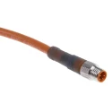 SICK Sensor Actuator Cable Male 4 way M8, Straight to Male USB Type A, 2 m DSL-8U04G02M025KM1