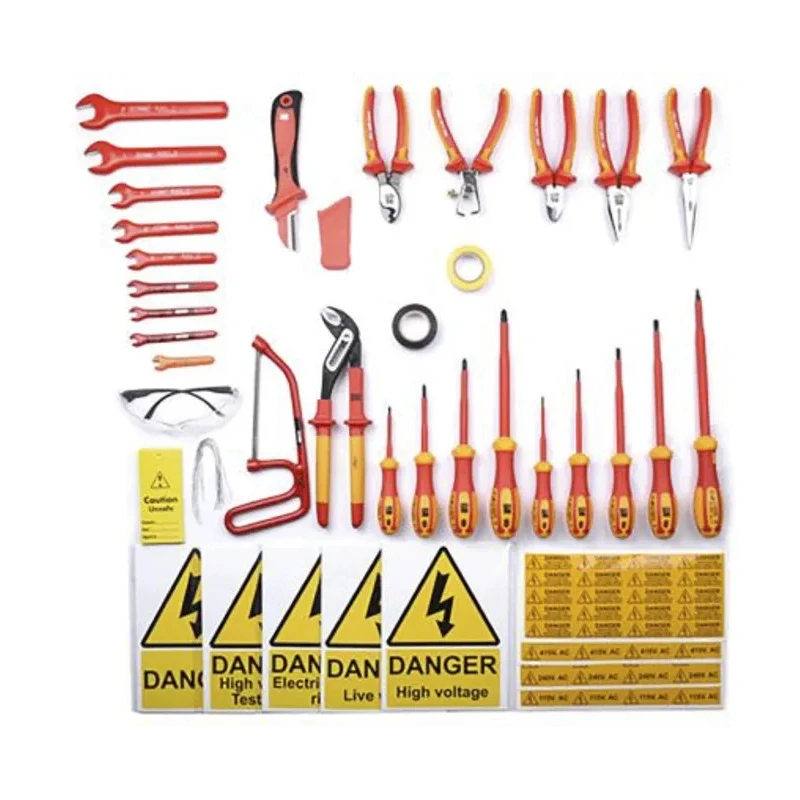 RS PRO 29 Piece Electrician Tool Kit with Case VDE 1000V Approved 136-3402
