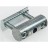 FlexLink M6 Fastener Yoke Connecting Component for Strut Profile 44 x 48 mm, Groove Size 11 mm, Round Tube Size 18 mm XCAF 44