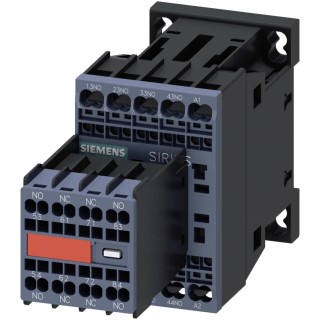 Siemens SIRIUS Contactor Relay 230V AC Coil 10A 6 NO/2 NC 600V DC, 690V AC 3RH2262-2AP00