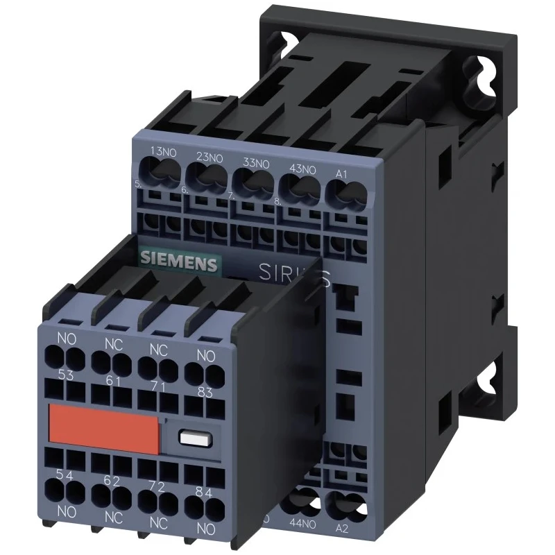 Siemens SIRIUS Contactor Relay 230V AC Coil 10A 6 NO/2 NC 600V DC, 690V AC 3RH2262-2AP00