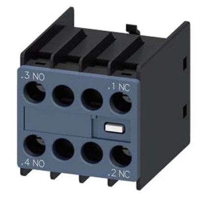 Siemens Auxiliary Contact 2 Contact 1 NO 1 NC SIRIUS Snap-On 300 mA 60V dc 3RH2911-1NF11