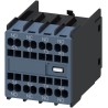 Siemens Auxiliary Switch Block 4 Contact 3 NO/1 NC Snap-On 10 A 600 V dc 690 V ac 3RH2911-2XA31-0MA0