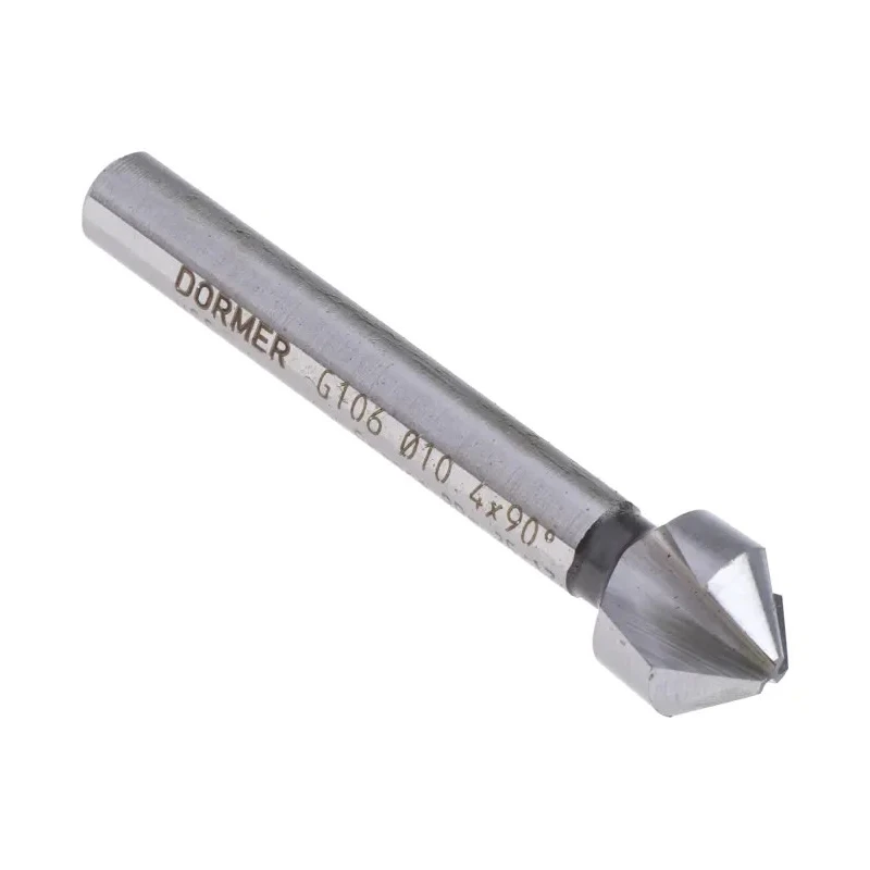 Dormer High Speed Steel Drill Bit 10.4 mm Head Diameter 3 Flute 90° Countersink G10610.4