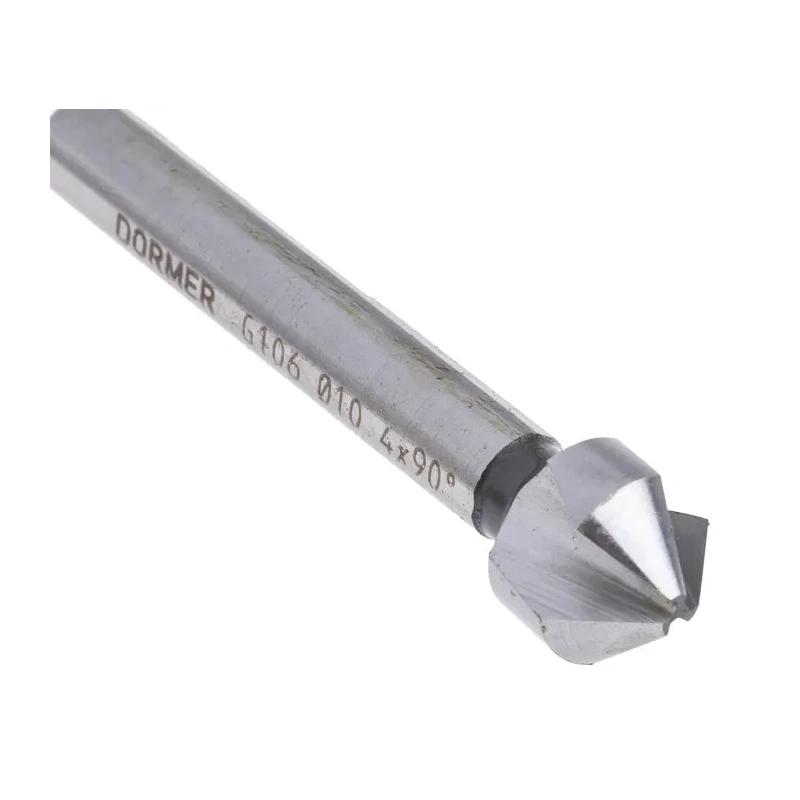 Dormer High Speed Steel Drill Bit 10.4 mm Head Diameter 3 Flute 90° Countersink G10610.4