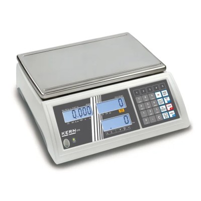 Kern Counting Weighing Scale 50kg Capacity RS232 Interface LCD Display 350x320mm Weigh Pan CFS 50K-3