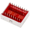 ROHM 2-Digit 7 Segment Red LED Display Anode Type Through Hole 14.2mm Character Height LB-602VA2