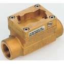 Burkert Brass Pipe Fitting with 3/4 in G and 3/4 in NPT Connections 423981