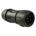 Souriau Sunbank by Eaton Circular Connector, 4 Contacts, Cable Mount, Plug, Male, IP68 IP69K Rated, 300V, 15A UTS6JC1244P