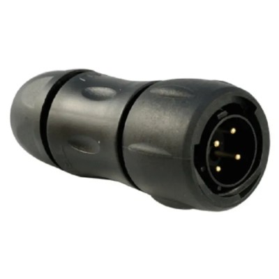 Souriau Sunbank by Eaton Circular Connector, 4 Contacts, Cable Mount, Plug, Male, IP68 IP69K Rated, 300V, 15A UTS6JC1244P