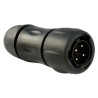 Souriau Sunbank by Eaton Circular Connector, 4 Contacts, Cable Mount, Plug, Male, IP68 IP69K Rated, 300V, 15A UTS6JC1244P