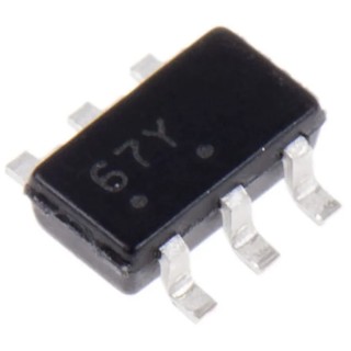 Nexperia Low-Voltage CMOS Schmitt Trigger Input Inverter 2 Elements, 6-Pin TSOP Package 74LVC2G17GV,125