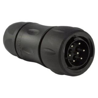Souriau Sunbank by Eaton Industrial Circular Connector, 7 Contacts, Plug Male, IP68/IP69K, Cable Mount, 300V UTS6JC1477P