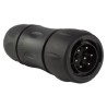 Souriau Sunbank by Eaton Industrial Circular Connector, 7 Contacts, Plug Male, IP68/IP69K, Cable Mount, 300V UTS6JC1477P