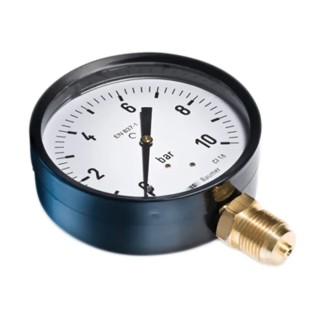 Bourdon 40 mm G 1/8 Bottom Pressure Gauge 4 bar MAT1-D10.B19