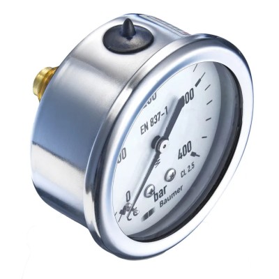 Bourdon 63 mm G 1/4 Stainless Steel Case Pressure Gauge 16 bar MIT3-F20.B24