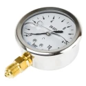 Bourdon 63 mm G 1/4 Bottom Pressure Gauge 10 bar MIT3-D22.B22