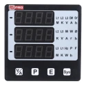HOBUT Digital Panel Multifunction Meter Alpha 20 LED Display 92x92mm Cutout 4-Digits Model 136-5383