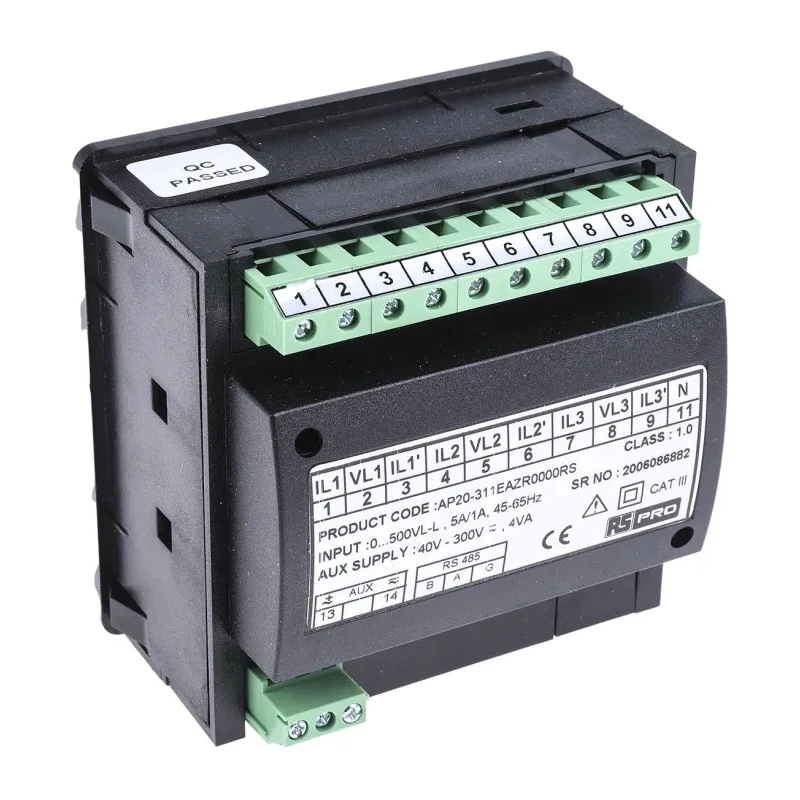 HOBUT Digital Panel Multifunction Meter Alpha 20 LED Display 92x92mm Cutout 4-Digits Model 136-5383