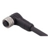 ifm electronic Female 8 Way Right Angle to 8 Way Unterminated Sensor Actuator Cable 2 m E11231