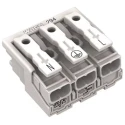 WAGO 294 Series Snap-in Power Supply Connector Female Push-in 3-Pole 24A 500V 294-5013
