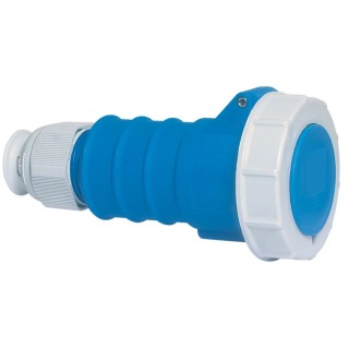 Bals Industrial Power Connector, Rated at 16A, 230V, IP67 Blue, Cable Mount, 2P+PE IP67