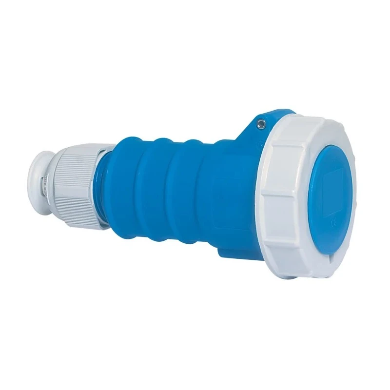 Bals Industrial Power Connector, Rated at 16A, 230V, IP67 Blue, Cable Mount, 2P+PE IP67
