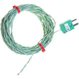 RS Pro Exposed Junction Type K Thermocouple 3 m Length, 1.1 mm Diameter, 200 °C to 250 °C Maximum 136-5882