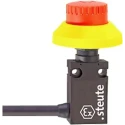 Steute Ex 14 Series Push Button Limit Switch, DPST, IP65, Fibreglass Reinforced Thermoplastic Housing Ex 14 RUV-S 2O-5m