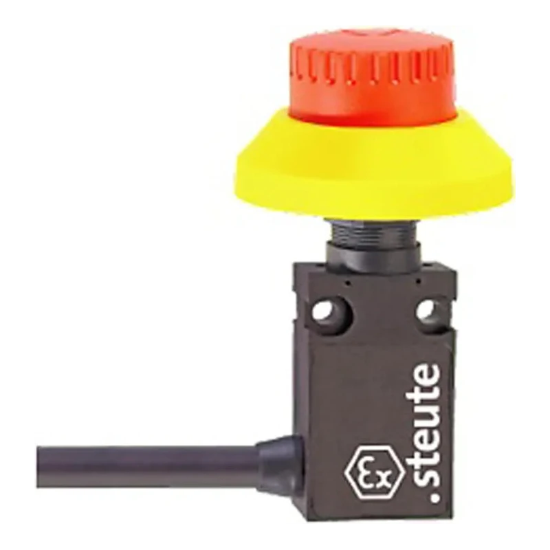 Steute Ex 14 Series Push Button Limit Switch, DPST, IP65, Fibreglass Reinforced Thermoplastic Housing Ex 14 RUV-S 2O-5m