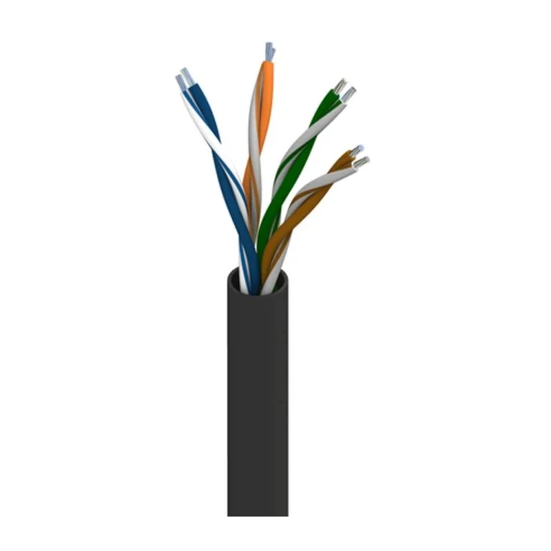 Belden Cat5e Ethernet Cable 305 m, Unscreened, Black PVC, 6.14mm Diameter Cat5e